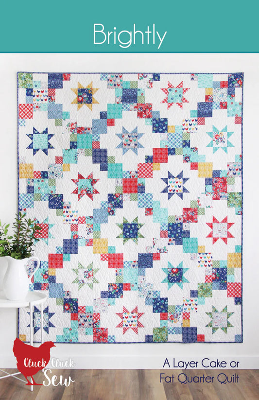 Brightly Quilt Pattern - Cluck Cluck Sew