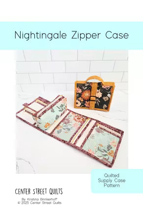Nightingale Zipper Case || Centre Street Quilts