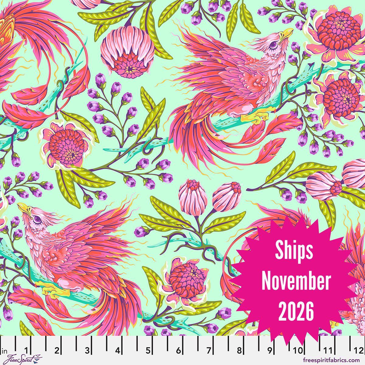 Tula Pink's Legendary || Cotton Lawn || Hot Wings - Stardust || Pre-order, Arrives November 2026