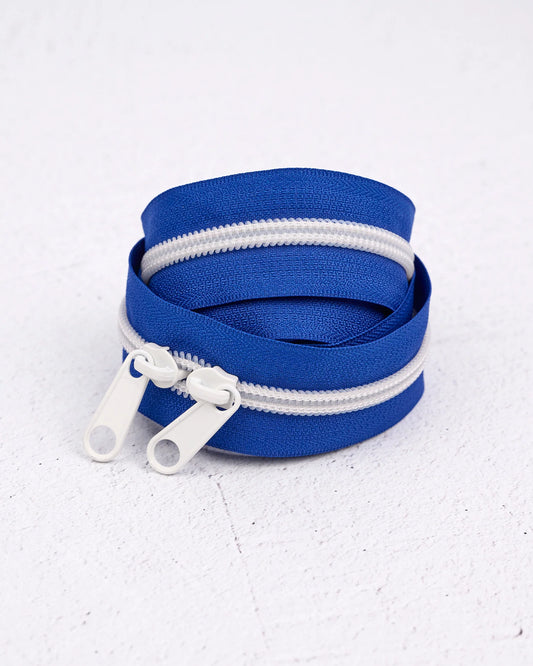 Handbag Zipper || Renaissance Ribbon || Cobalt