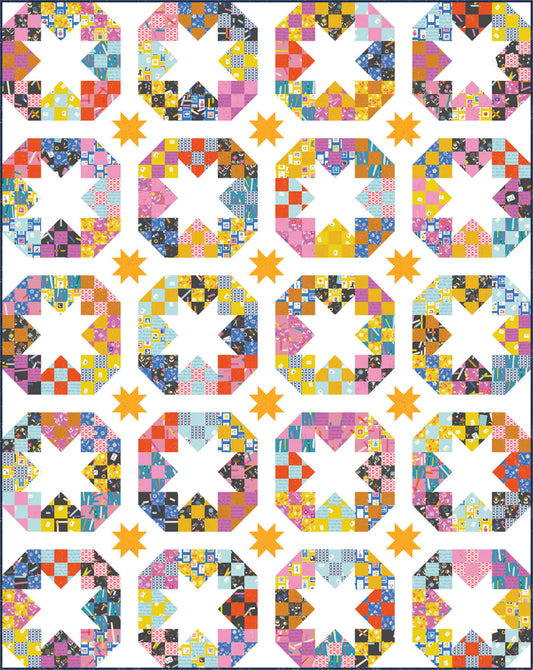 Disco Stars Quilt Pattern - Modernly Morgan