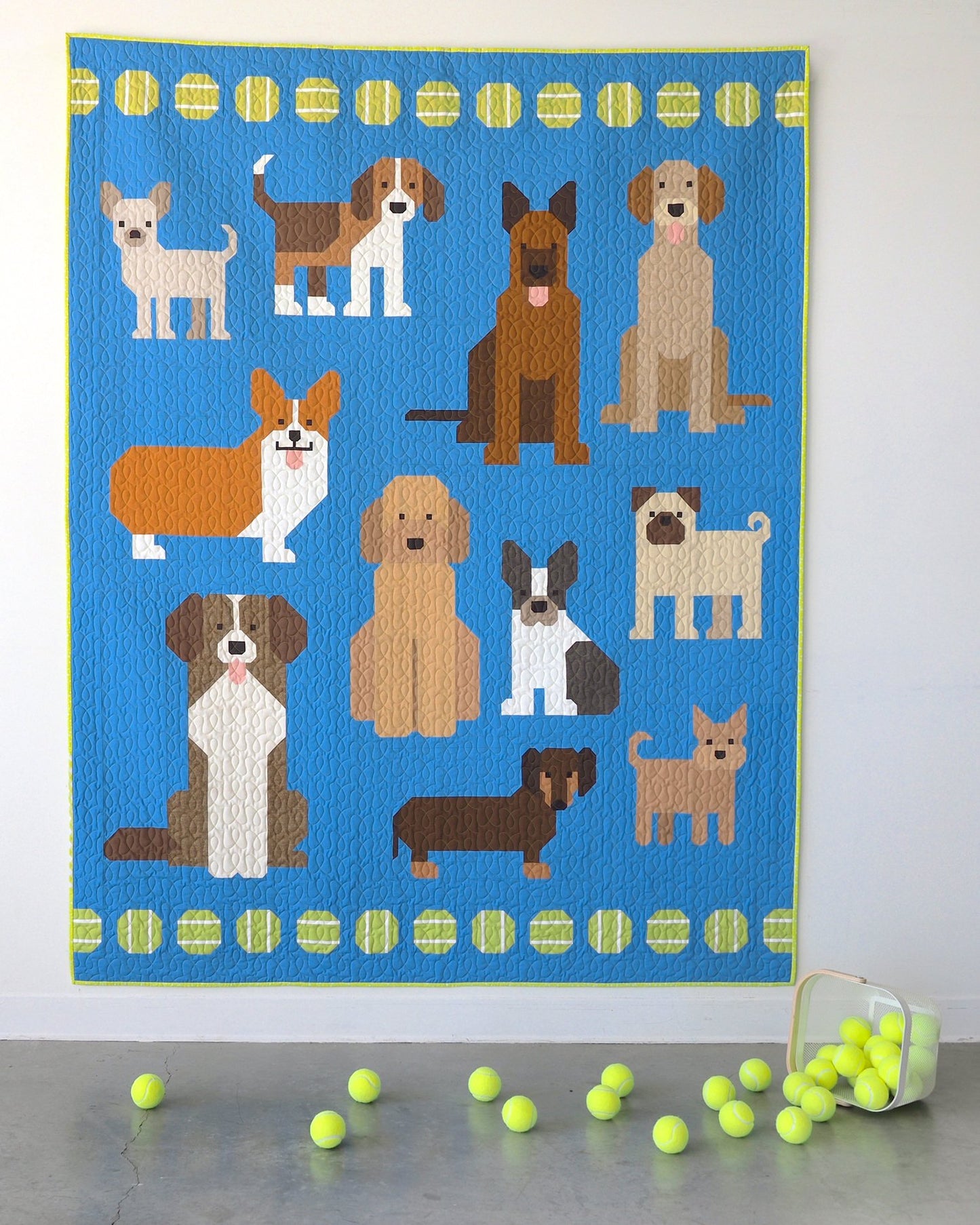 Dog Park Quilt Pattern - Elizabeth Hartman