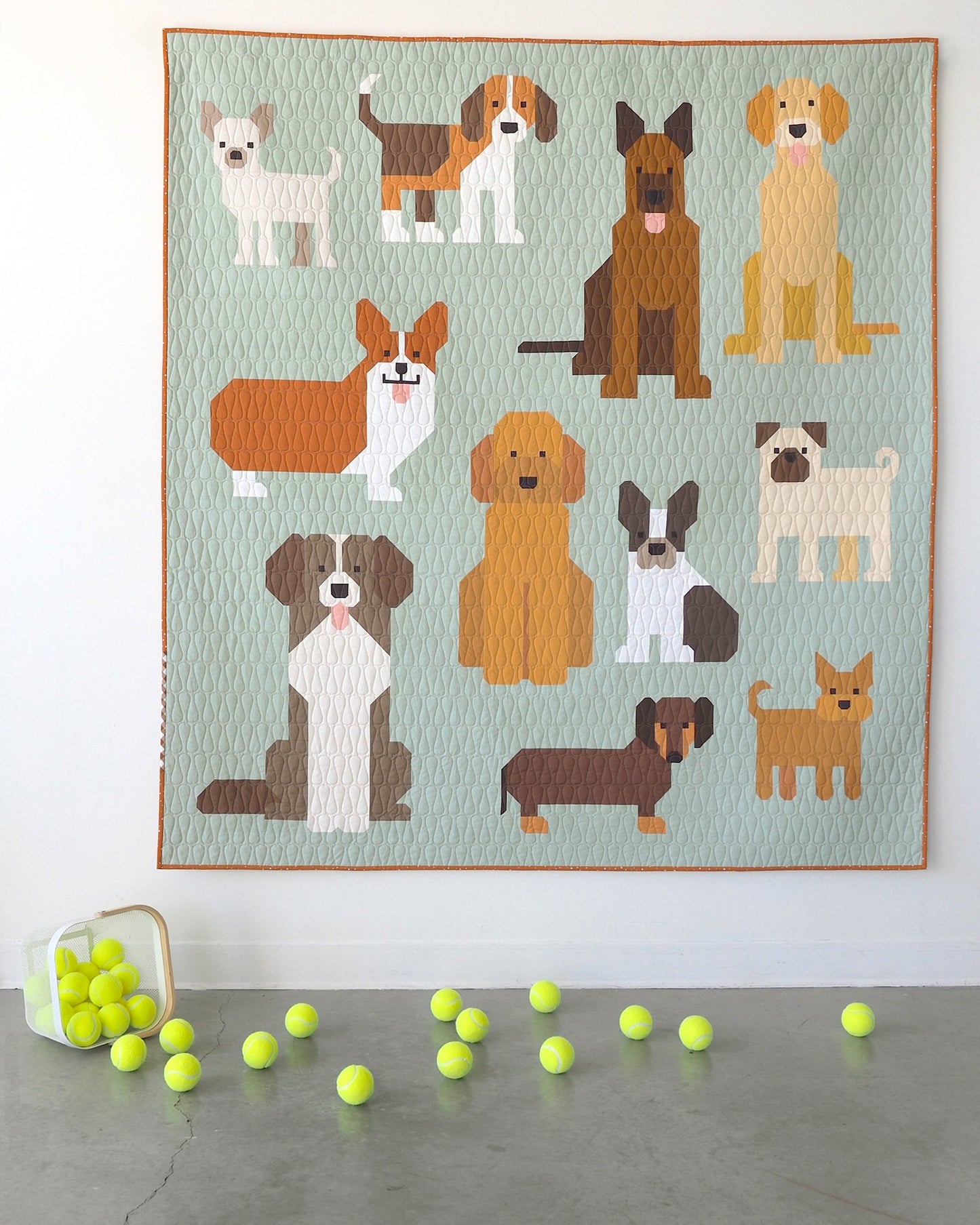 Dog Park Quilt Pattern - Elizabeth Hartman