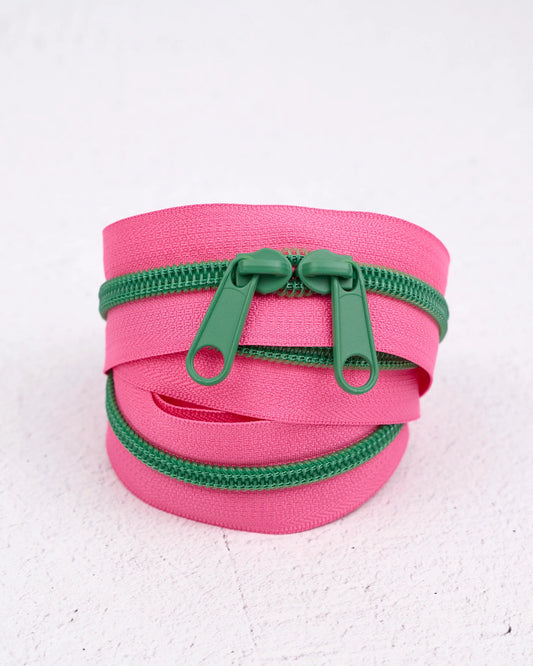Handbag Zipper || Renaissance Ribbon || Dragonfruit
