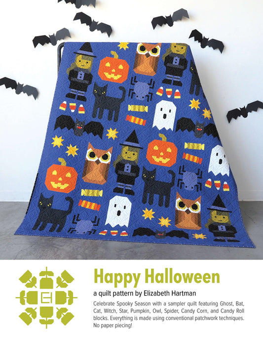 Happy Halloween Quilt Pattern - Elizabeth Hartman