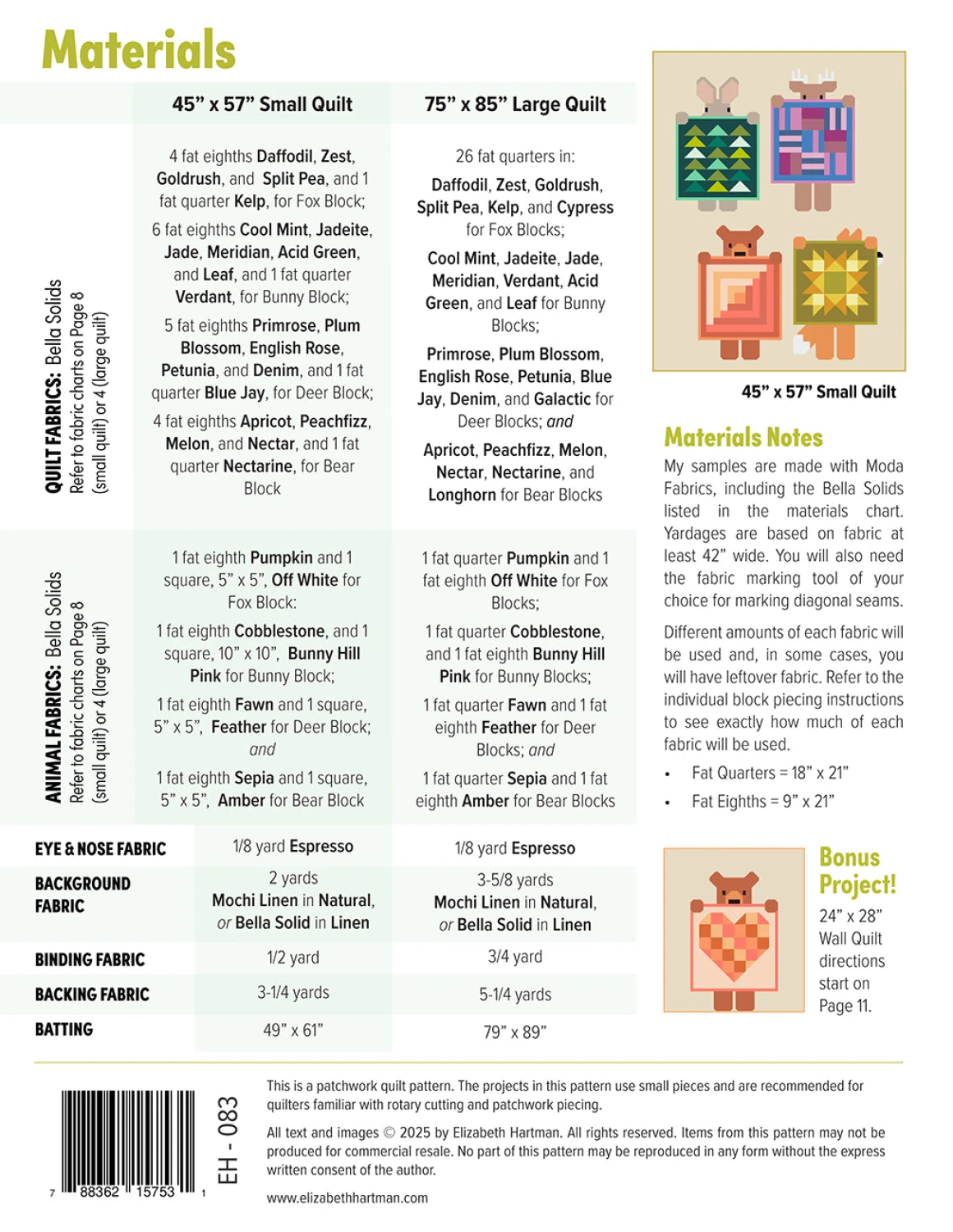Show and Tell Quilt Pattern || Elizabeth Hartman