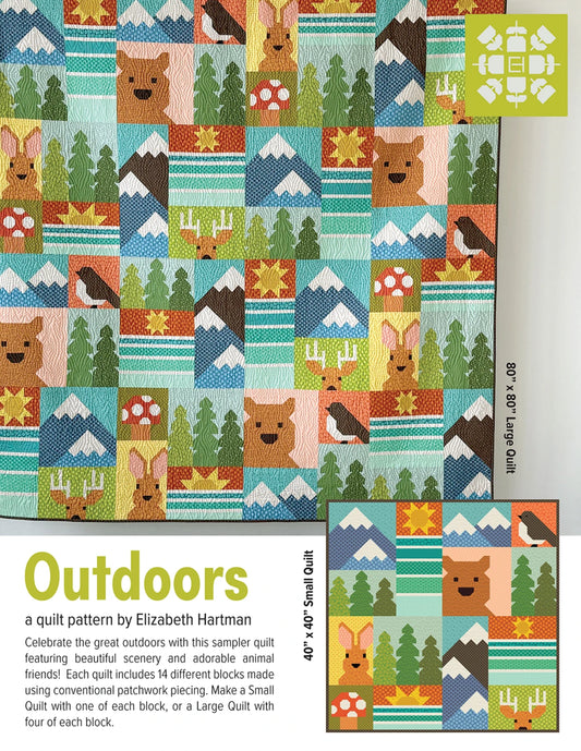 Outdoors Quilt Pattern - Elizabeth Hartman