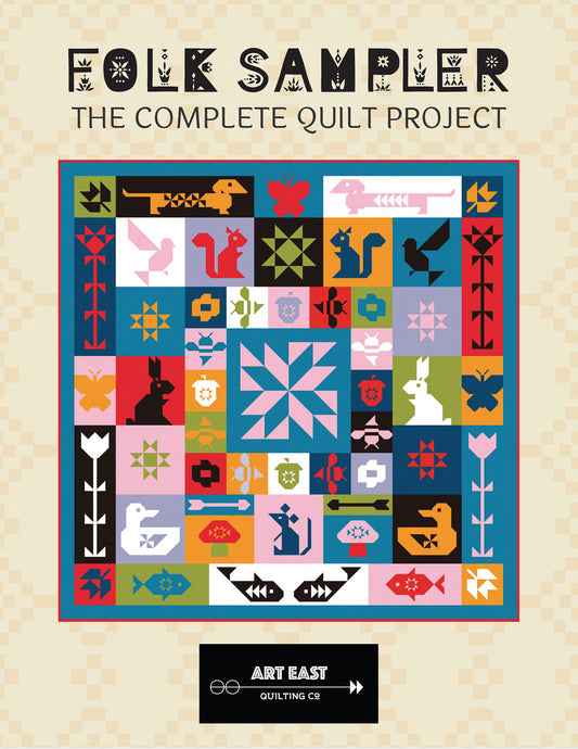 Folk Sampler Quilt - Art East Quilting