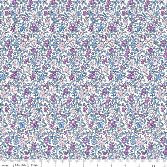 Everlasting || Liberty Fabrics || Forget Me Not Blossom A