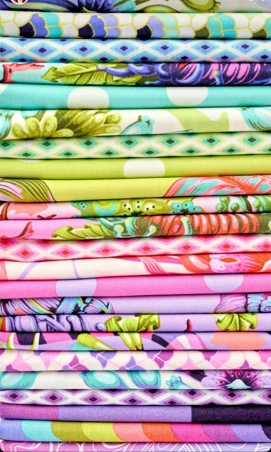 Tula Pink's Floral Reef 25 Fabric Bundle - Preorder, Ships April/May 2026