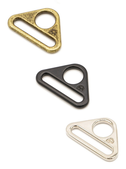 Triangle Ring 1" Nickel - By Annie