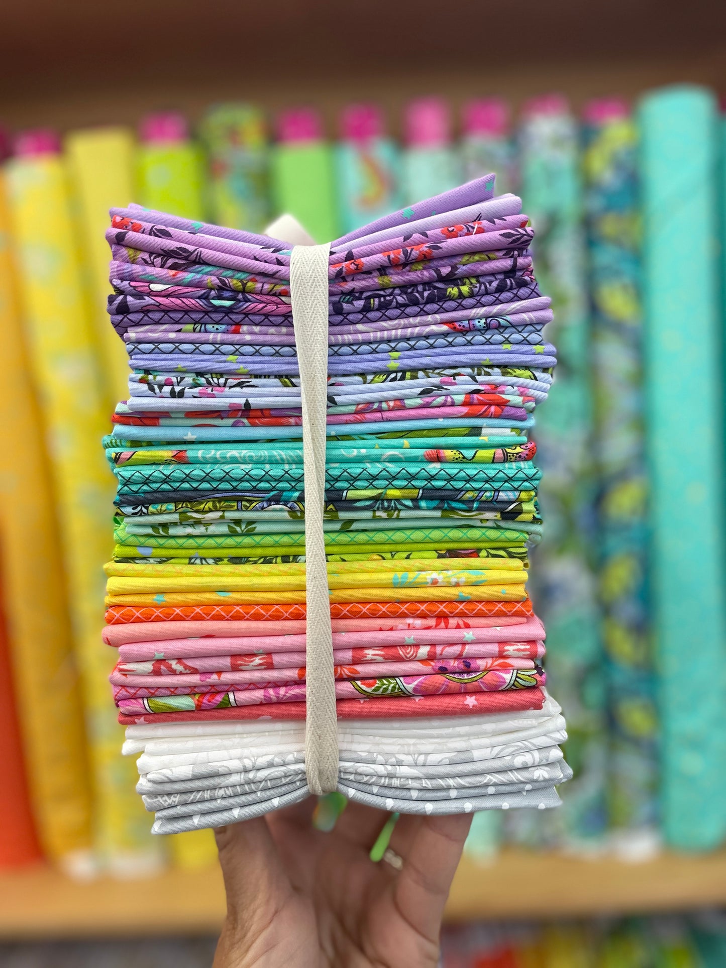 Tula Pink's Full Moon Forest II & True Colours 2025 40 Fabric Bundle