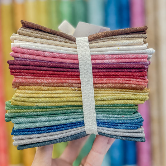 Tea Dye 24 Fabric Bundle - Laundry Basket Quilts