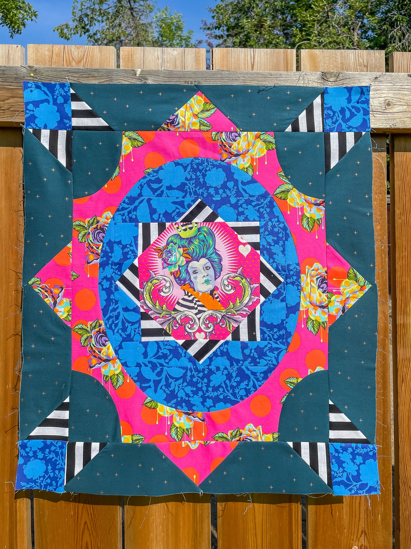 Tula Pink + Taralee Quiltery Cameo's Quilt Kit - Bed Sized