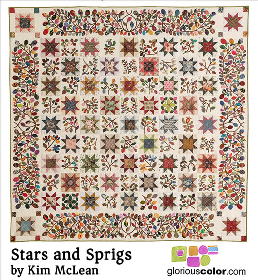 Stars and Sprigs Appliqué Pattern || Kim Mclean (Copy)