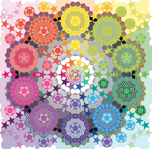 Tula Pink's Supernova Quilt Kit - Starter, Greywork & Background Options!