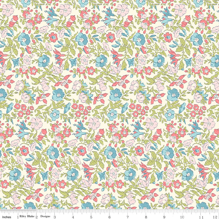 Everlasting || Liberty Fabrics ||Mamie Flower B