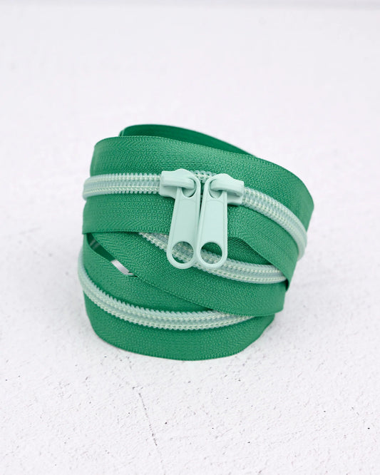 Handbag Zipper || Renaissance Ribbon || Ocean Wave