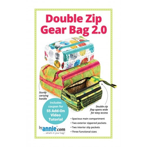 Double Zip Gear Bag - By Annie