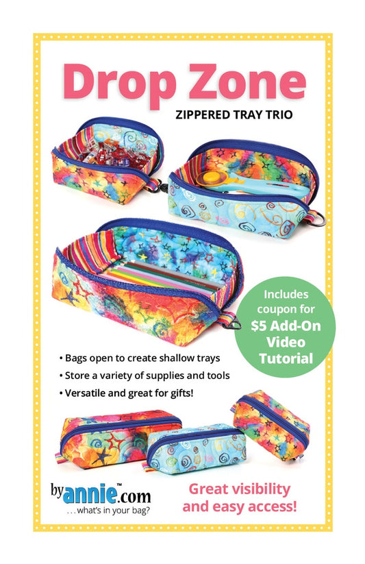Drop Zone Zippered Tray Pattern - ByAnnie