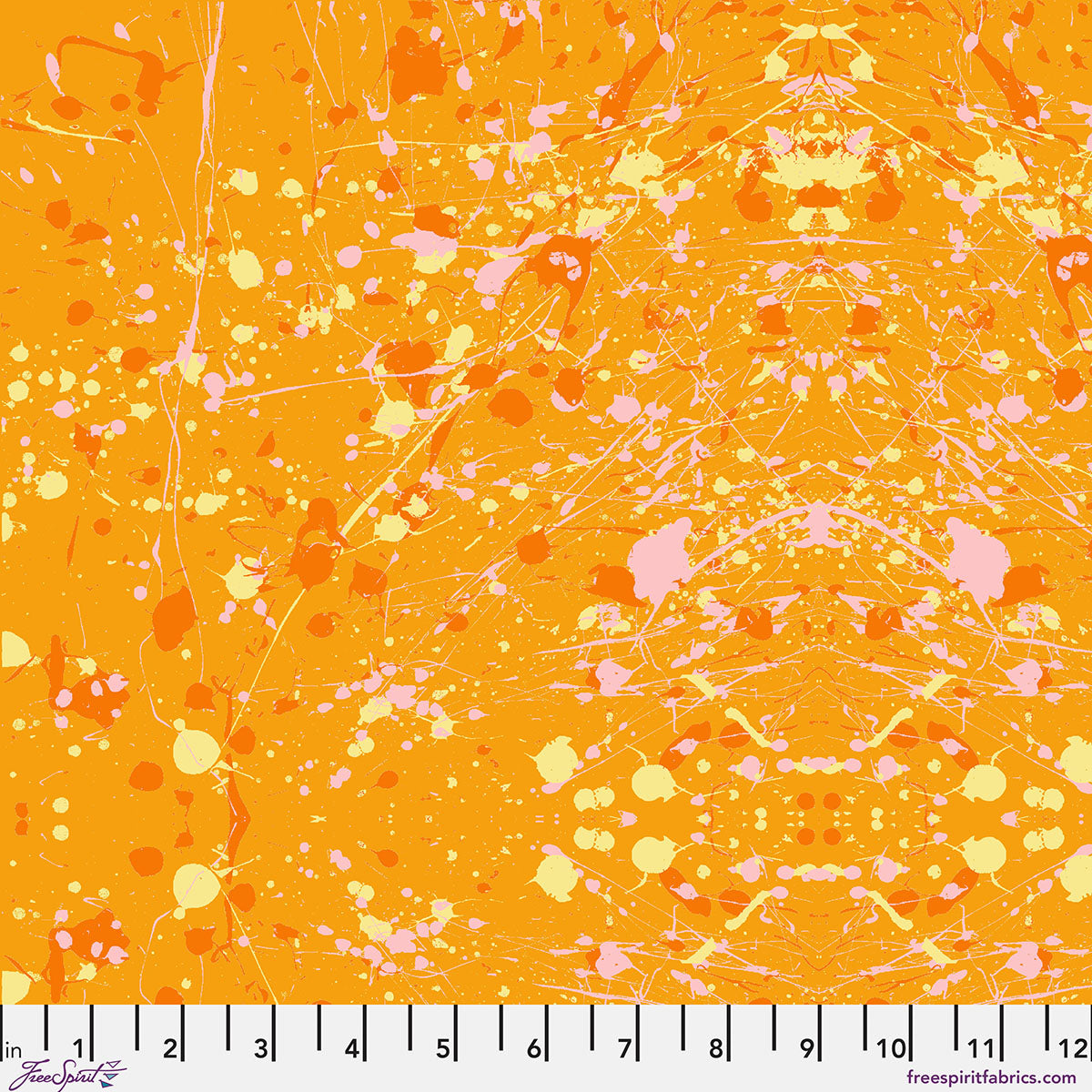 Hue Fabrics || Giucy Giuce || Rorschach in Persimmon