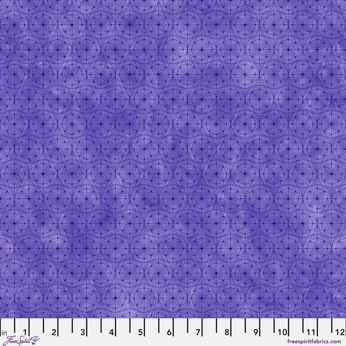 Hue Fabrics || Giucy Giuce || Geo in Indigo