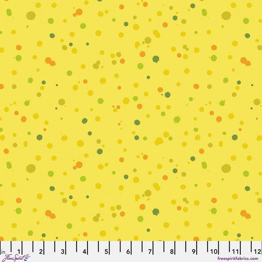 Hue Fabrics || Giucy Giuce || Drops in Canary