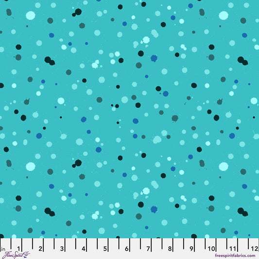 Hue Fabrics || Giucy Giuce || Drops in Peacock