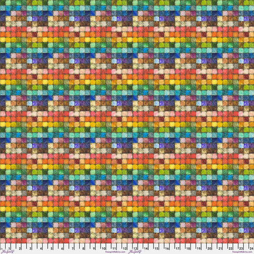 Colorblock Cotton Fabric - Mosaic - Tim Holtz