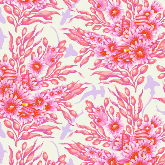Tula Pink's Floral Reef Fabrics || Shadow Sharks Delphine
