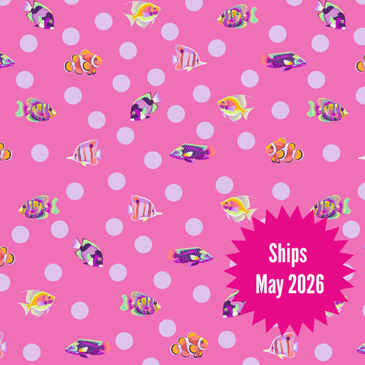 Tula Pink's Floral Reef Fabrics || School Crossing Delphine  || Preorder, Ships May 2025