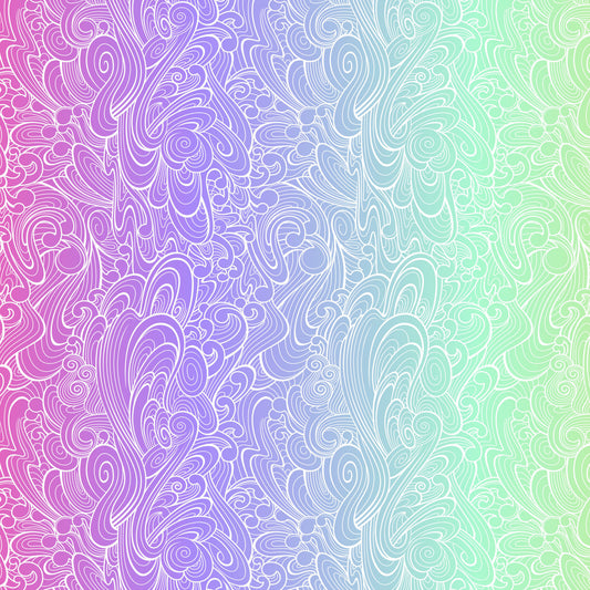 Tula Pink's Floral Reef Fabrics || Riptide