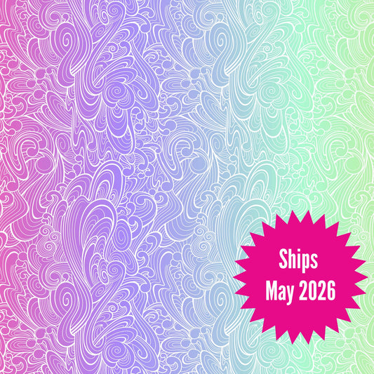 Tula Pink's Floral Reef Fabrics || Riptide || Preorder, Ships May 2025