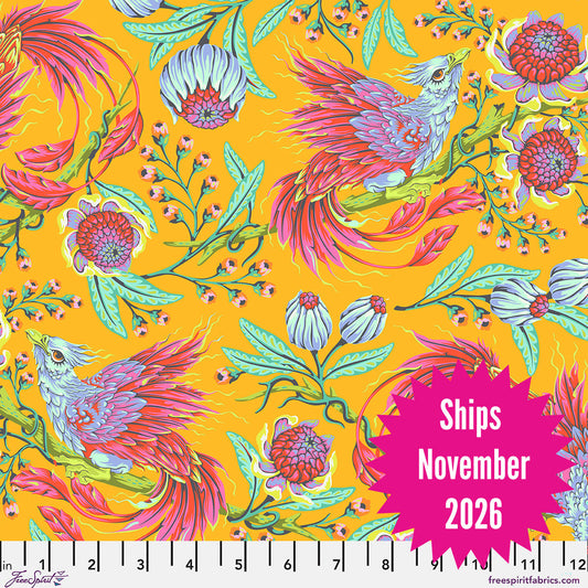 Tula Pink's Legendary || Quilting Cotton || Hot Wings - Dandelion || Pre-Order, Ships November 2026
