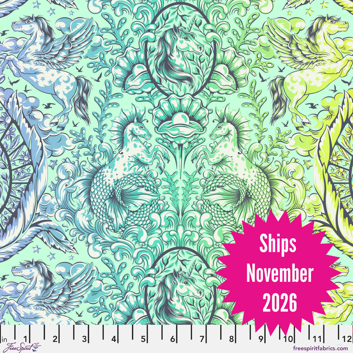 Tula Pink's Legendary || Quilting Cotton || Pony Tales - Stardust || Pre-Order, Ships November 2026