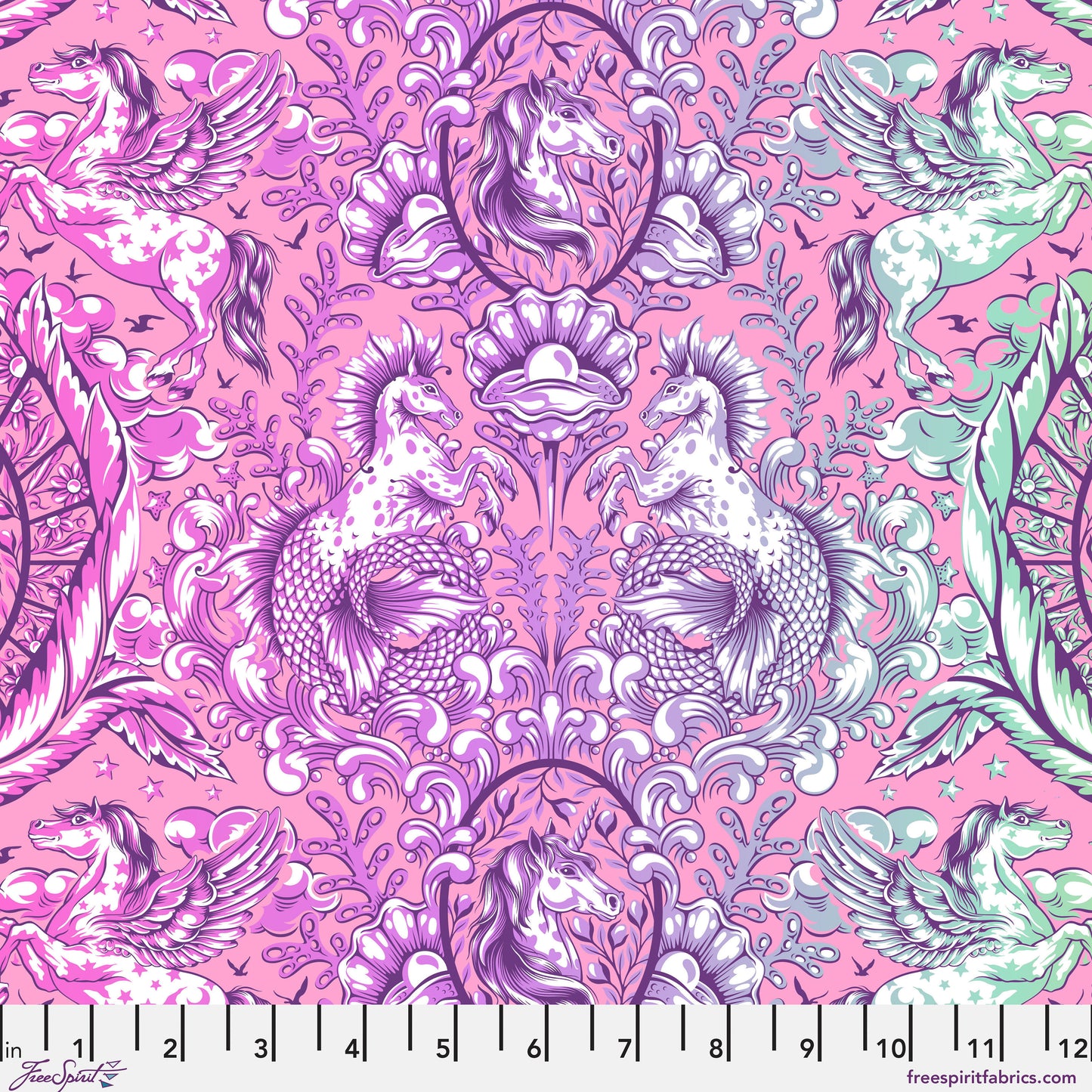 Tula Pink's Legendary || Quilting Cotton || Pony Tales - Wild Orchid || Pre-Order, Ships November 2026