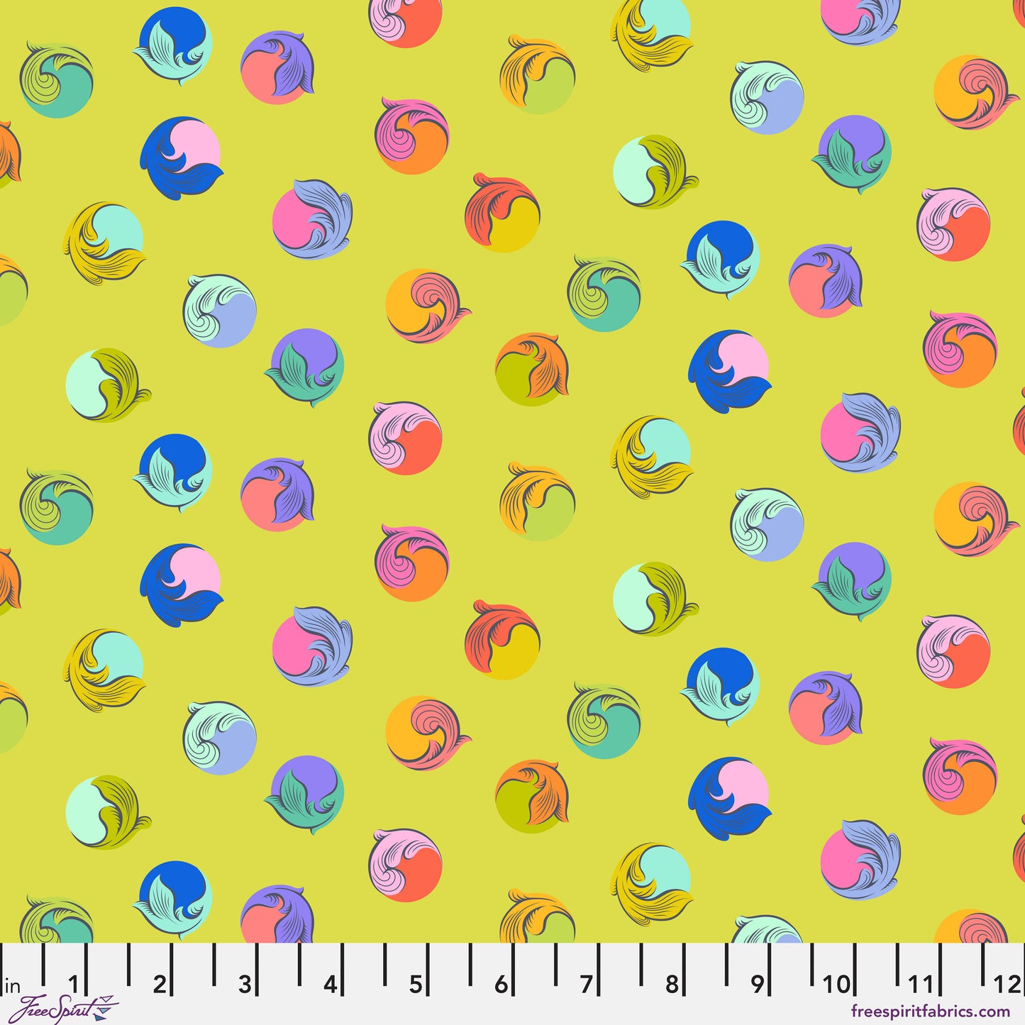 Tula Pink's Legendary || Quilting Cotton || Gumdrop - Apple || Pre-Order, Ships November 2026
