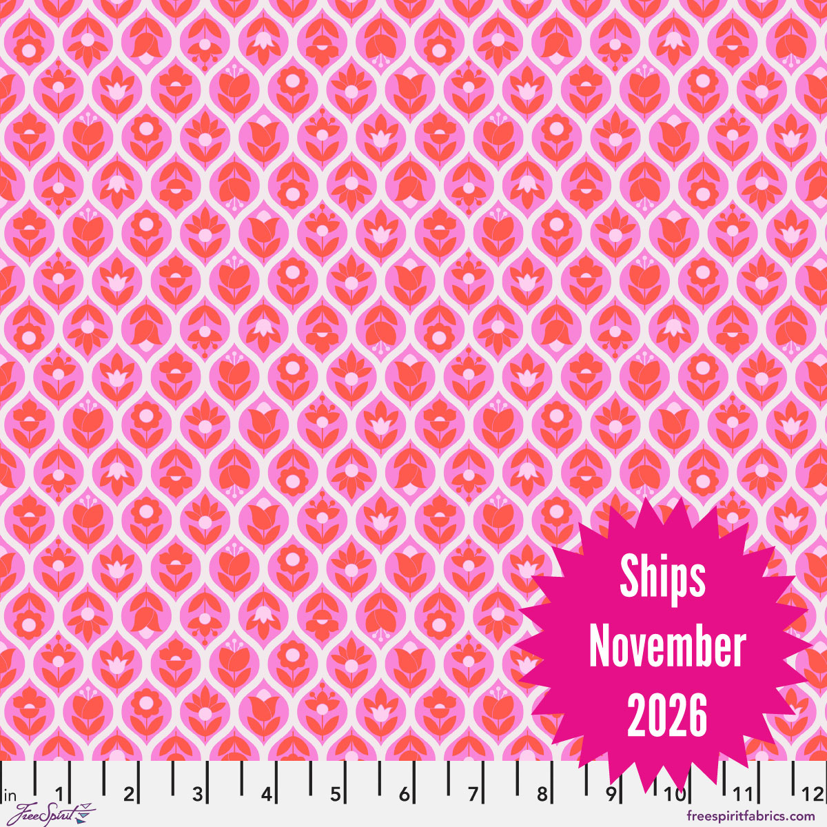 Tula Pink's Legendary || Quilting Cotton || Beg Your Garden - Wild Orchid || Pre-Order, Ships November 2026