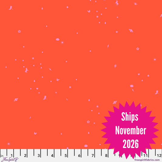 Tula Pink's Legendary || Quilting Cotton || Charmed - Vermillion || Pre-Order, Ships November 2026