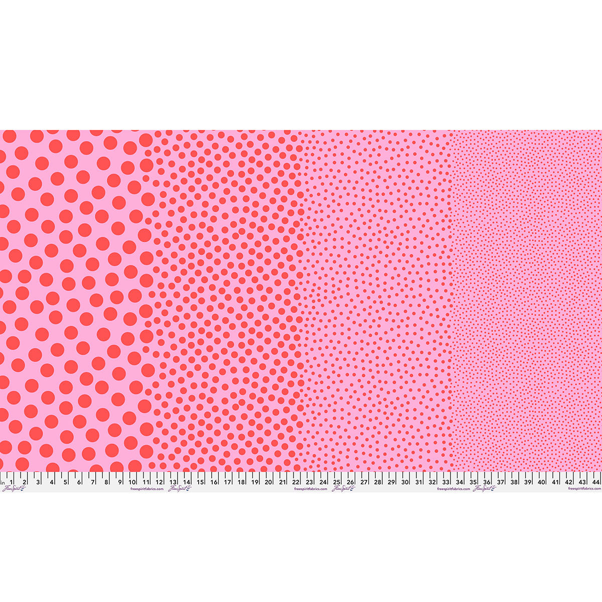 Tula Pink's Sticks and Stones || Stones || Watermelon || PreOrder, Arrives April 2027