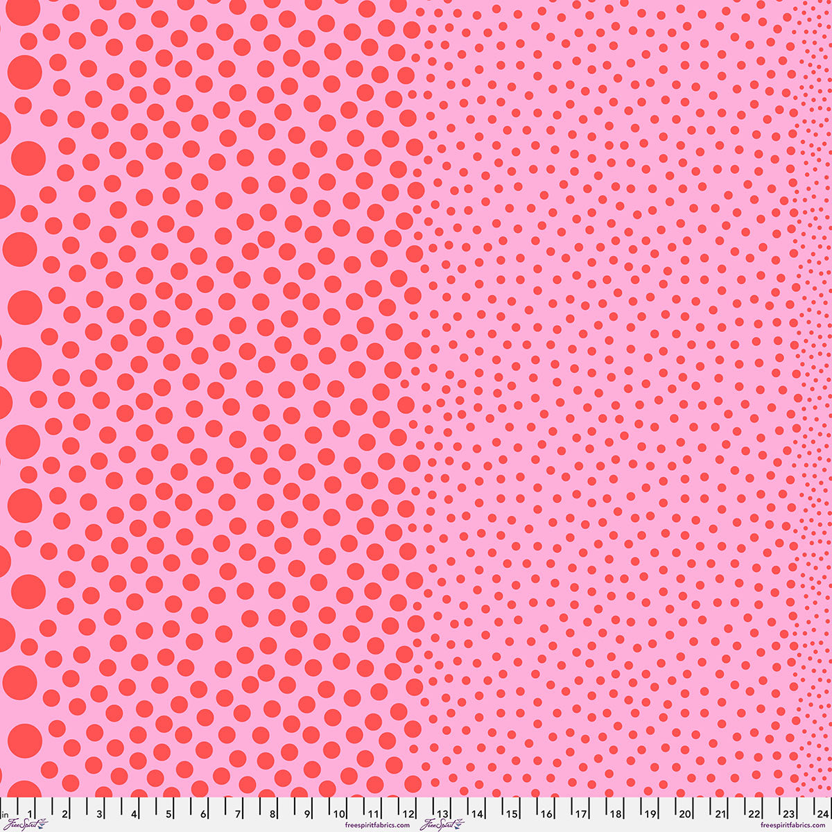 Tula Pink's Sticks and Stones || Stones || Watermelon || PreOrder, Arrives April 2027