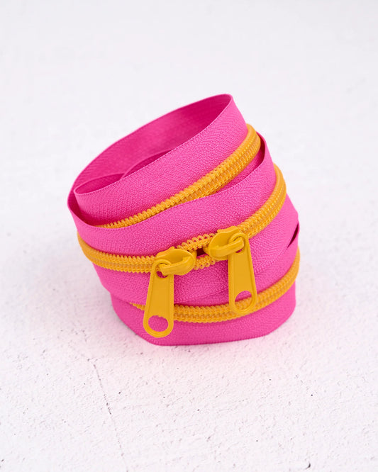 Handbag Zipper || Renaissance Ribbon || Pink Lemonade