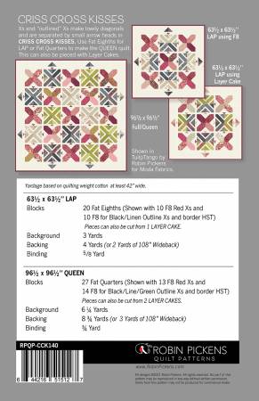 Criss Cross Kisses Quilt Pattern