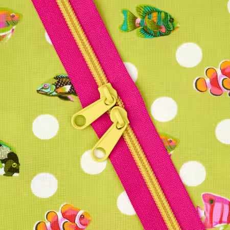 Handbag Zipper || Renaissance Ribbon || Razzle Lime