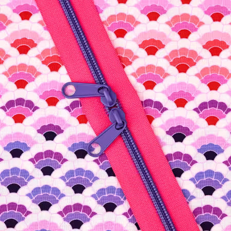 Handbag Zipper || Renaissance Ribbon || Raspberry Rave