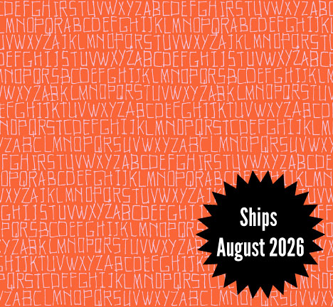 Memento Fabric || Carolyn Friedlander for Ruby Star Society || Alphabet Florida || Ships August 2026