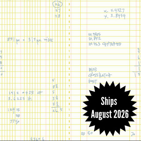 Memento Fabric || Carolyn Friedlander for Ruby Star Society || Ledger Citron || Ships August 2026