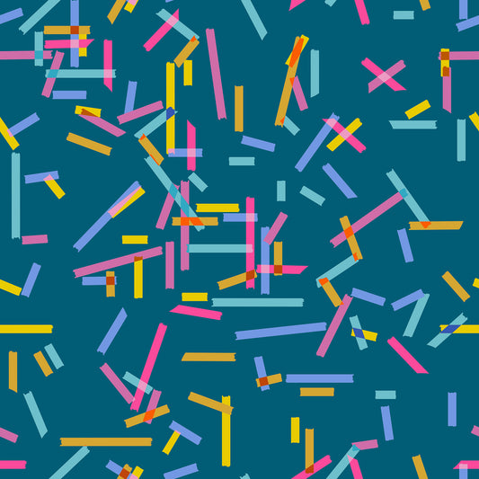 Washi Plus Fabric - Rashida Coleman Hale for Ruby Star Society -Washi Teal