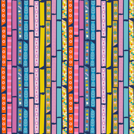 Washi Plus Fabric - Rashida Coleman Hale for Ruby Star Society - Yay Its Tape Bluebell