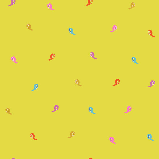 Washi Plus Fabric - Rashida Coleman Hale for Ruby Star Society - Roll With it Citron
